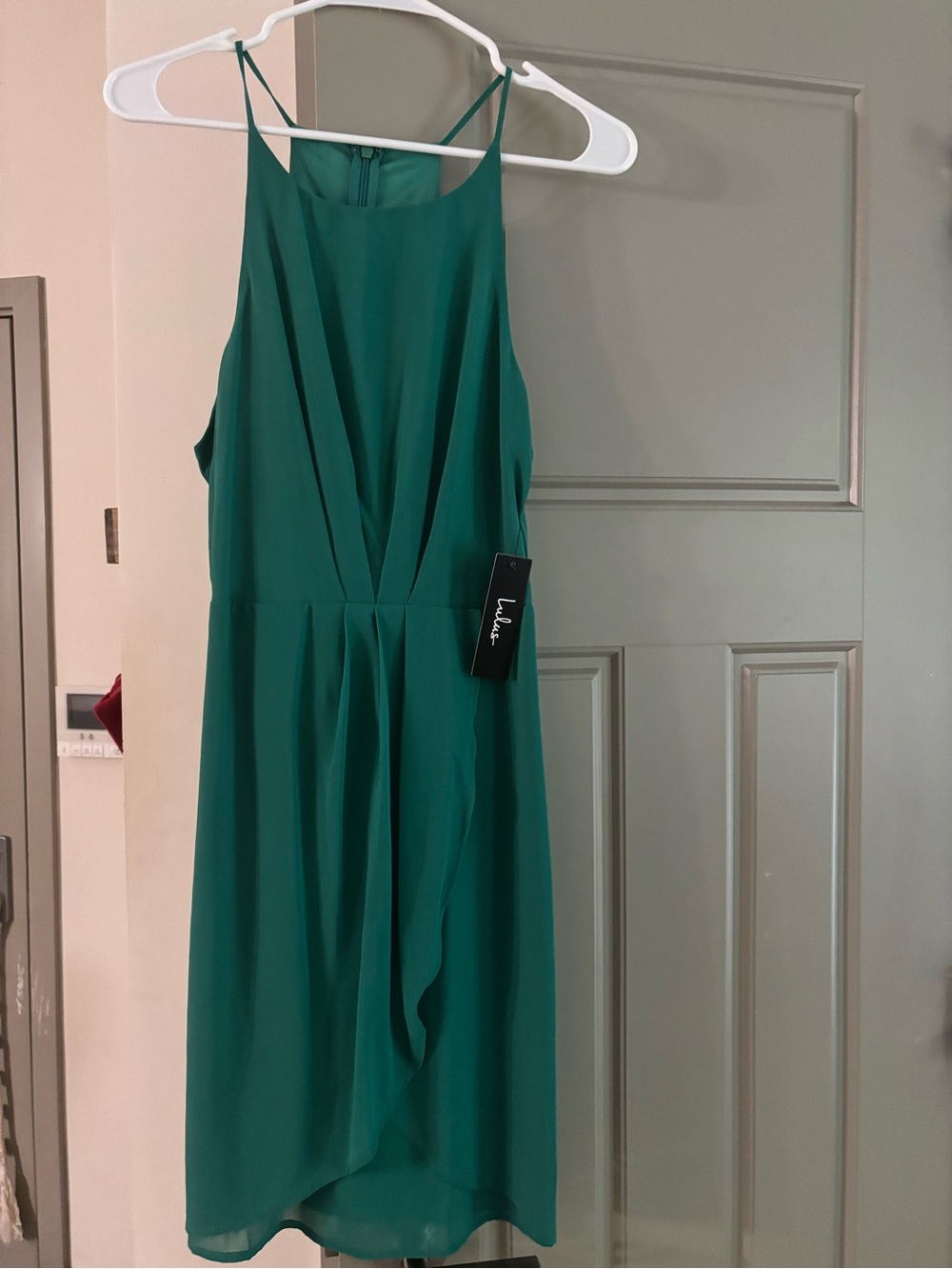 Lulu's Emerald Green Sleeveless Midi Dress